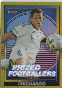 2022 Topps Finest MLS GOLD Refractor Prized Footballers PF-7 Chicharito #16/50 - Picture 1 of 1