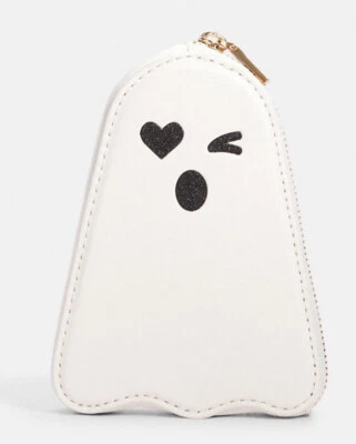 Новый с Ярлыками тренер Хэллоуин призрак молнии монета чехол 3881 мел белая кожа - Изображение 1 из 4