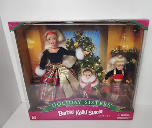 Holiday Sisters Barbie Kelly & Stacie Doll Gift Set 1998 Mattel 19809 - Picture 1 of 5