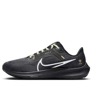 Nike Zoom Pegasus 40 New Orleans Saints Black Sneakers DZ5996-001 - Picture 1 of 5