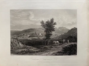 18503 Antique Print; Bandirran & Dunsinane Hill, Perthshire after William Brown - Picture 1 of 2