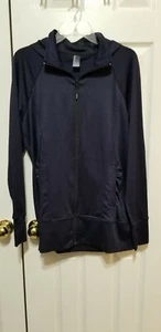Mondetta Damen Jacke mit Kapuze. Taschen und Daumenlöcher. Lila. Größe L. EUC - Bild 1 von 9