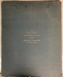 Atlante delle mappe e dei sismogrammi - Sul terremoto in California dell'aprile 1906 - Foto 1 di 10