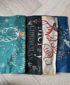 4 X Led 45x45cm Pillow Case Christmas Decoration For Home Santa Clause - Picture 1 of 5