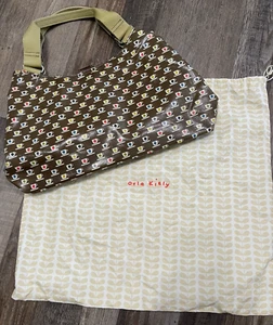 ORLA KIELY Cup Print Bag Purse Coffee Tea Retro w/dust cover/bag - Picture 1 of 20