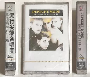 Depeche Mode The Singles 81-85 Taiwan 2nd Edition Cassette Tape Promo Insert NEW - Picture 1 of 7