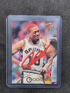 1994 Topps Stadium Club Dennis Rodman Red Ink On-Card Auto JSA Authenticated - Picture 1 of 2