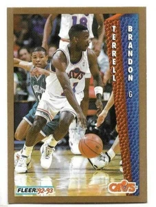 TERRELL BRANDON 1992-93 FLEER NM-MT CONDITION - Picture 1 of 2