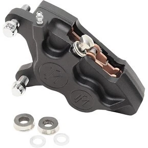 PERFORMANCE MACHINE Black Ops Front Left Brake Caliper for 11.5" Harley - Image 1 of 1