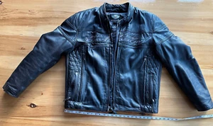 Harley Davidson MISS ENTHUSIAST Black Leather Jacket Women's XL 98030-12VW - Bild 1 von 10