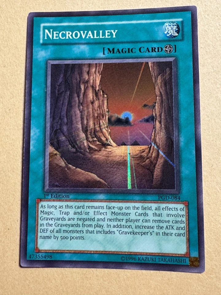 Yugioh - Necrovalley - PGD-084 - 1st Edition - Near Mint - Image 1 of 2