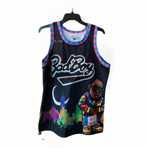 Bad Boy Records Men's Headgear Classics Embroidered Basketball Jersey Size Med - Picture 1 of 5