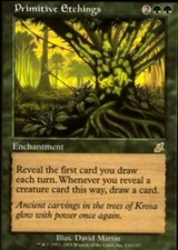 1x Primitive Etchings MTG Scourge NM Magic Regular