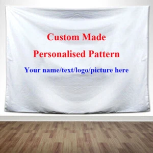 Großer personalisierter individueller Wandteppich Zum Selbermachen Wandbehang Tagesdecke Hintergrund - Bild 1 von 1