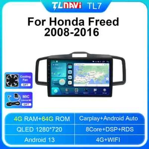 Android Car Radio For Honda Freed 1 2008-2016 CarPlay GPS Stereo Player Screen - Picture 1 of 32