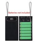 12 Slots 18650 Battery Wireless Charge Power Bank Shell Case DIY Fast Charge k