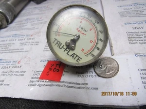 Medidor de presión TRU-FLATE 1282607 1/8" NPT - Imagen 1 de 2