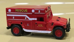 JOHNNY LIGHTNING  ~~  HUMMER ATR AIR RESCUE HUMMER 6.5L    1/64 DIE-CAST - Picture 1 of 10