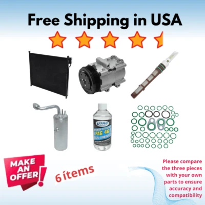 Compressor, Condenser & Driers A/C Fit Ford F-350 Super Duty 2002-2007 - Image 1 of 4