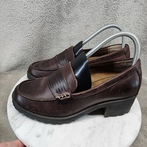 Eastland Zapatos Mujer Talla 7.5 Newbury Marrón Cuero Academia Mocasines *EXCELENTE ESTADO* - Imagen 1 de 12