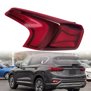 Left Driver Tail Light For Hyundai Santa Fe 2019-2020 Rear Brake Lamp Halogen LH - Foto 1 di 13