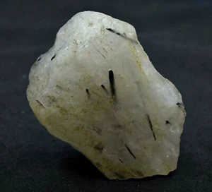 1159 Ct Natural White Rutilated Quartz Inside Black Hair FACET Rough -CERTIFIED - Picture 1 of 9