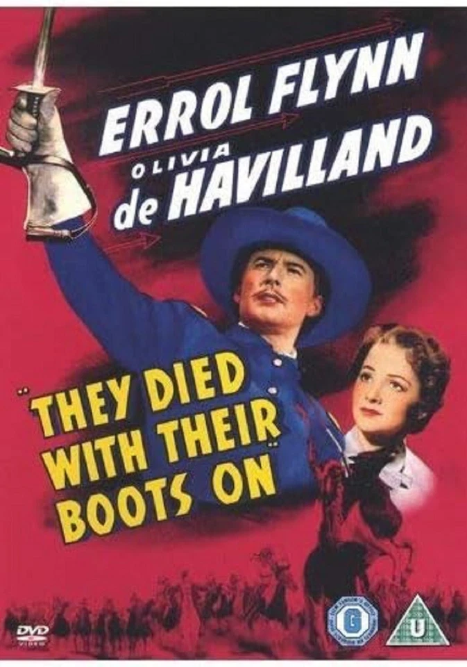 THEY DIED WITH THEIR BOOTS ON DVD Errol Flynn Olivia De Brand New Sealed UK R2 - Image 1 of 1
