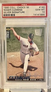 Roger Clemens 1995 Collectors Choice SE PSA 10 GEM MT #190 **POP 2** - Bild 1 von 2