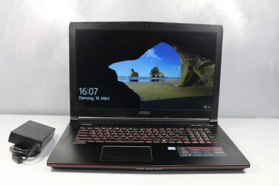 MSI GE72 6QD 17,3" FHD (1000GB, i7 6.gen, 16GB, 2,5Ghz) Gamernotebook - Schwarz - Bild 1 von 4