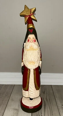 18”HOUSE OF HATTEN Giant Santa Claus Star 1998 collectible - Image 1 of 4