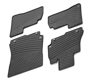 Genuine Front & Rear All Season Black Floor Mats Set For Mercedes W221 S-Class - Picture 1 of 1
