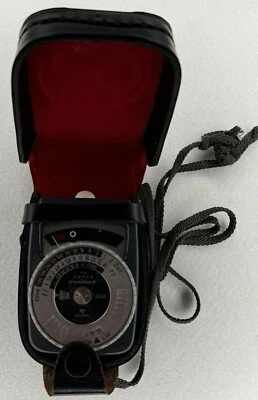 Medidor de exposición de precisión analógico vintage Gossen Super Pilot CDS negro/gris Foto 1 de 4