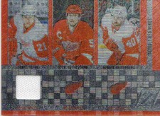2010-11 (RED WINGS) Zenith Mozaics Materials #8 Tomas Tatar/Zetterberg/Lidstrom