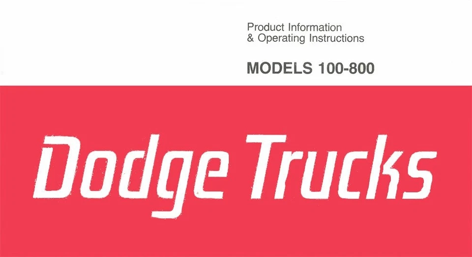 Dodge Truck 1976 furgoneta manual del propietario guía del usuario referencia operador libro fusibles Foto 1 de 1