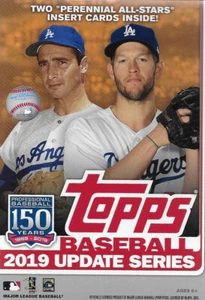2019 Topps Baseball UPDATE Serie ungeöffnet 67 Karten Aufhänger Box mögliche Autos - Bild 1 von 1