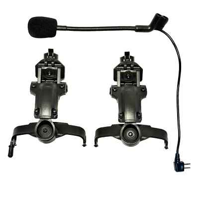 Adaptador AMP de riel ARC para casco para auriculares Peltor Comtac Ear Pro Pop-Out giratorio Foto 1 de 2