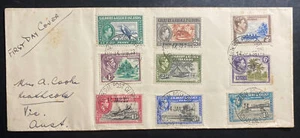 1939 Gilbert & Ellice Island First Day Cover FDC To Victoria Australia - Picture 1 of 2