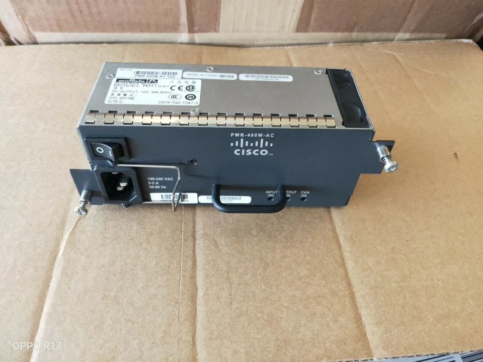  Cisco PWR-400W-AC 400W AC PS for Cisco ME6524 Switches  - Bild 1 von 1
