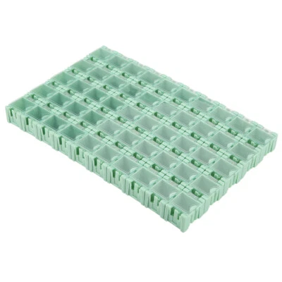 50Pcs Green SMT SMD Container Box Electronic Components Mini Storage Case New - image 1 of 4