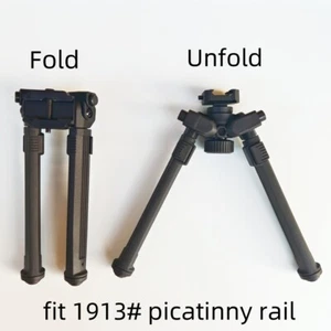 Bípode Picatinny 1913 - Bípode de rifle ajustable aluminio y polímero para caza - Imagen 1 de 11