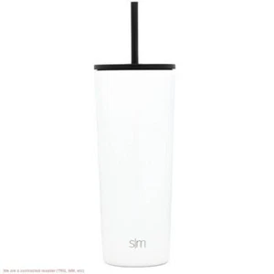 Simple Modern 24oz Classic Tumbler with Straw 2 Tone - Winter White - Picture 1 of 3
