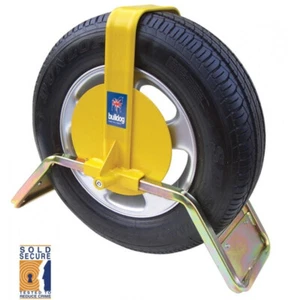 Bulldog Security QD12 Caravan / Trailer Wheel Clamp (185/60 R12 Wheels) - Picture 1 of 7