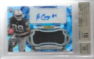 2015 MIGLIOR JUMBO JSY AUTO DIAMOND REF. AMARI COOPER 01/60 BGS INCONTAMINATO 10 - Foto 1 di 4