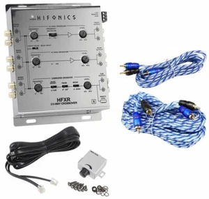 Hifonics HFXR 3-Way Active Crossover With Remote + 17' + 6' RCA Cables - Picture 1 of 11
