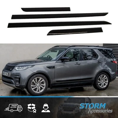 FOR LAND ROVER DISCOVERY 5 L462 2017-2019 DYNAMIC DOOR MOULDINGS SIDE TRIM BLACK - Image 1 of 4