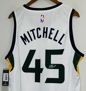 Donovan Mitchell signed Utah Jazz autographed Fanatics Authentic NBA Jersey BAS - Picture 1 of 12