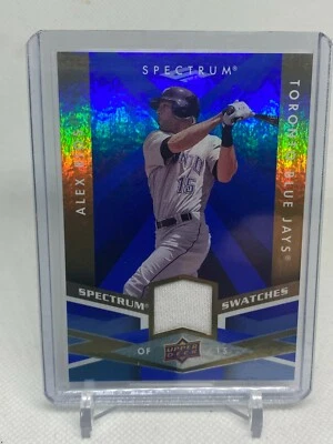 2009 Upper Deck Spectrum 色板蓝色 Alex Rios #SS-AR — 第 1/2 张图片