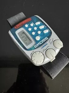 Vintage KOSS PP257B Sport Radio + Belt Clip - AM/FM Silver & Blue Portable Retro - Picture 1 of 6