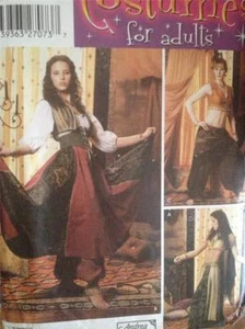 Disfraz de danza del vientre gitano con patrón de costura Simplicity 5359 Misses talla 6-12 UC - Imagen 1 de 2