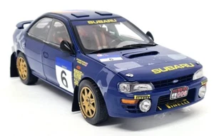 Sunstar 1/18 Subaru Impreza WRC 555 2nd Beijing Rally 1994 #6 Richard Burns - Picture 1 of 9